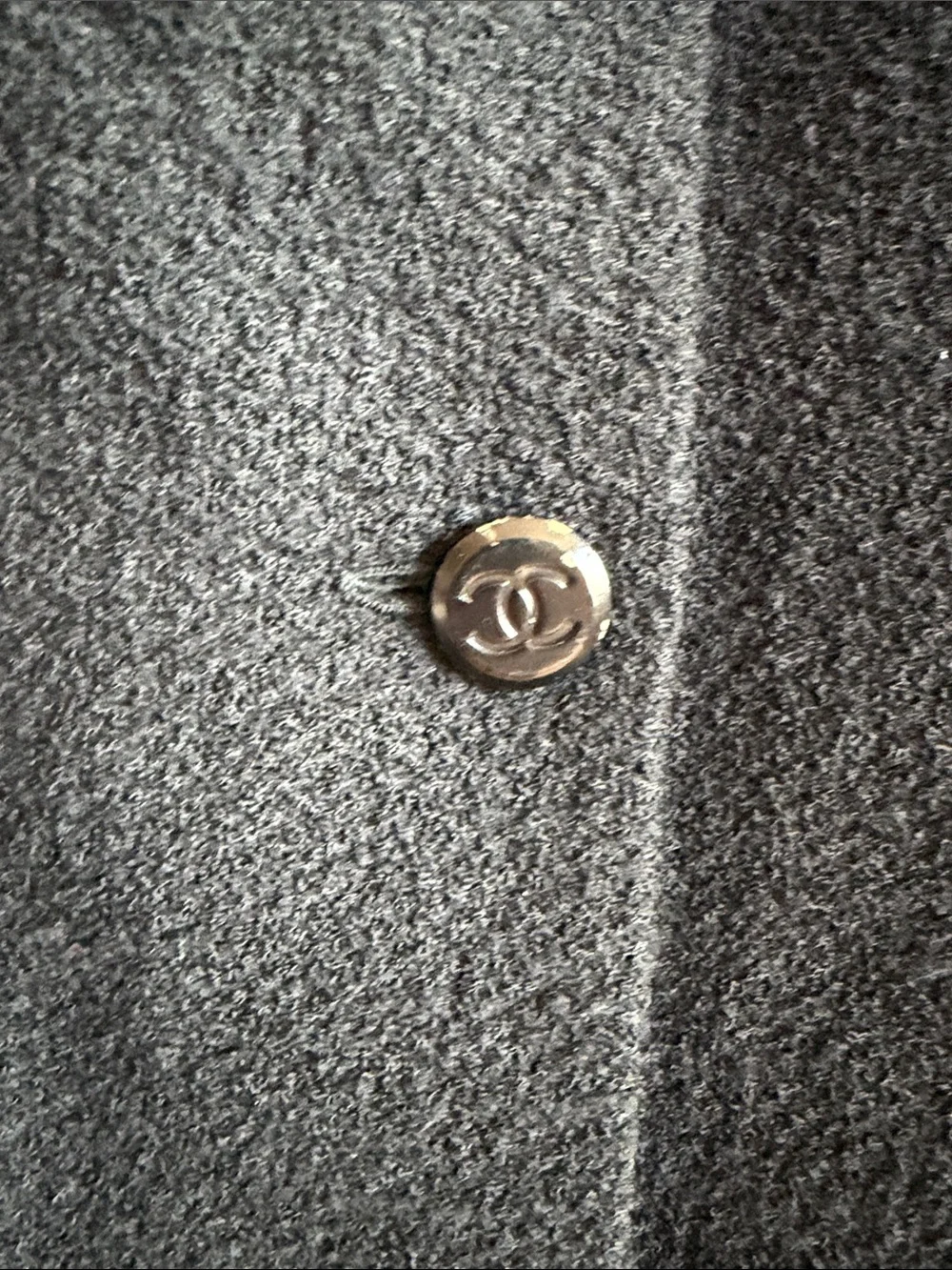 VIntage CHANEL Long Black Boucle Maxi Skirt